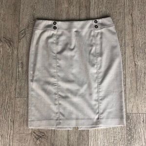 Cream Colored Pencil Skirt